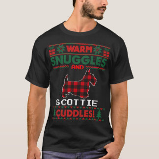 Camiseta Navidades de perro de Escocia Navidades feos de Pa
