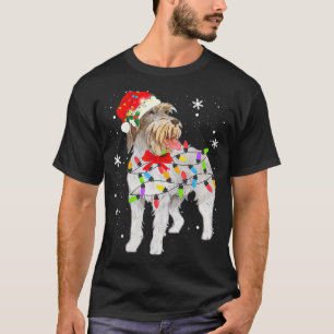 Camiseta Navidades de perro de griffon con hilo musical mam