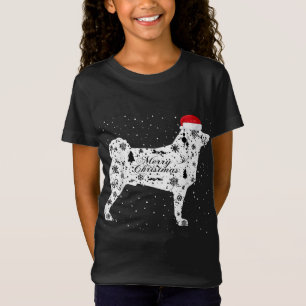 Camiseta Navidades de Perro de Merry Xmas Akita