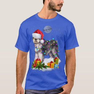 Camiseta Navidades de perro de perro de oveja inglesa de po