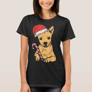 Camiseta Navidades de perro de Santa Hat Chihuahua Chiwawa
