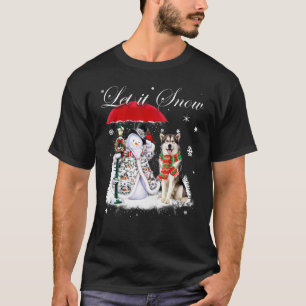Camiseta Navidades de perro de Santa María Malamute en Alas
