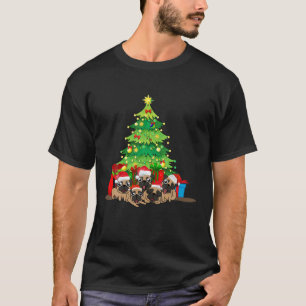 Camiseta Navidades de perro de Santa Pug Merry Pugmas Xmas