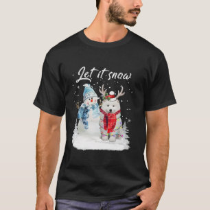Camiseta Navidades de perro de Santa Samoyed Nova Pajama