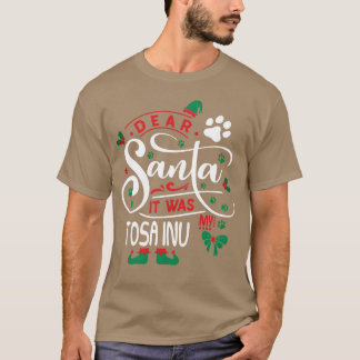 Camiseta Navidades de perro de Tosa Inu Cultivan amigos gra