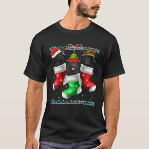 Camiseta Navidades de Perro en Terranova toman graciosas na