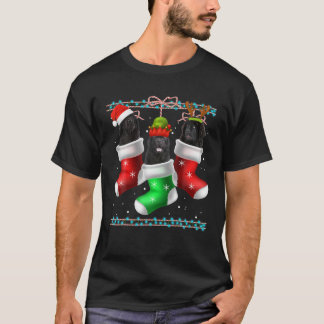 Camiseta Navidades de Perro en Terranova toman graciosas na