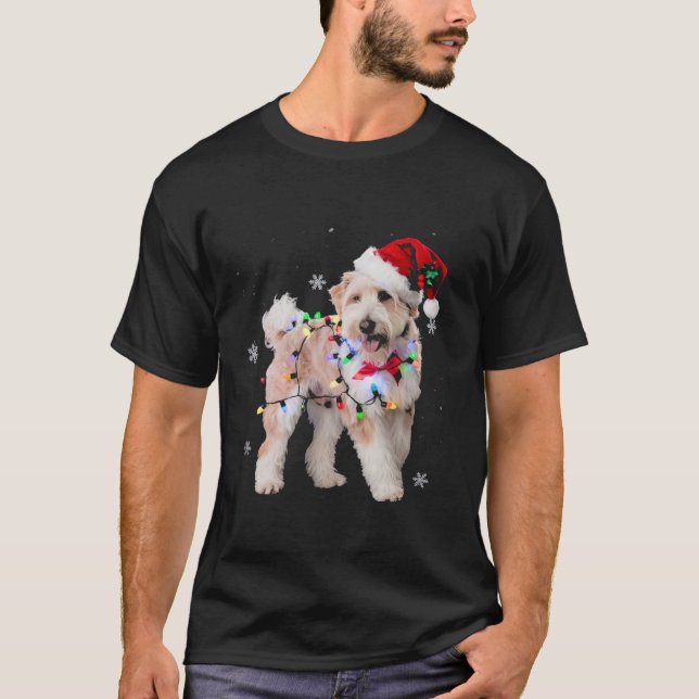 Camiseta Navidades de perro encienden navidad australiana (Anverso)