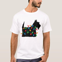 Camiseta Navidades de perro escocés aterradores dan un rega