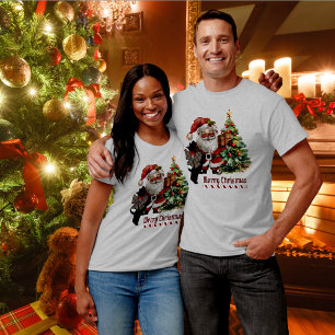Camiseta Navidades de perro escocés Balfour personalizados