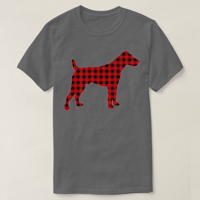 Camiseta Navidades de Perro Fox Terrier Coincidiendo con Bú (Diseño del anverso)