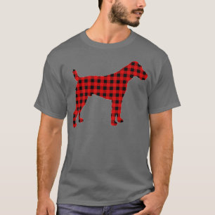Camiseta Navidades de Perro Fox Terrier Coincidiendo con Bú