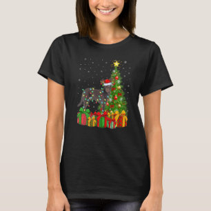 Camiseta Navidades de perro Kelpie de Santa Australia duran