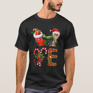 Camiseta Navidades de Perro Terrier de Yorkshire Animal L