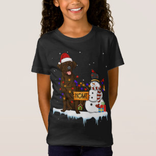 Camiseta Navidades de perros de Chesapeake en la Bahía Niev