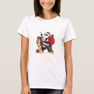 Camiseta Navidades de perros de La Habana iluminan Santa Ri