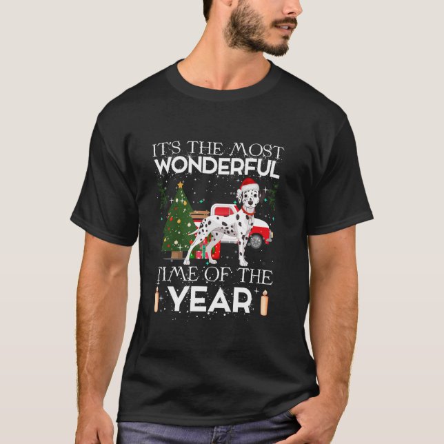Camiseta Navidades de perros de Santa Dalmacia (Anverso)