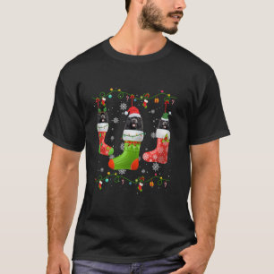 Camiseta Navidades de perros de Terranova encienden a perro