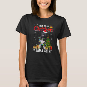 Camiseta Navidades de perros de Terranova iluminan a perro 