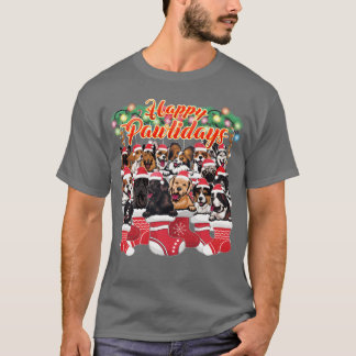 Camiseta Navidades de perros Decoración Perro lindo y tiern