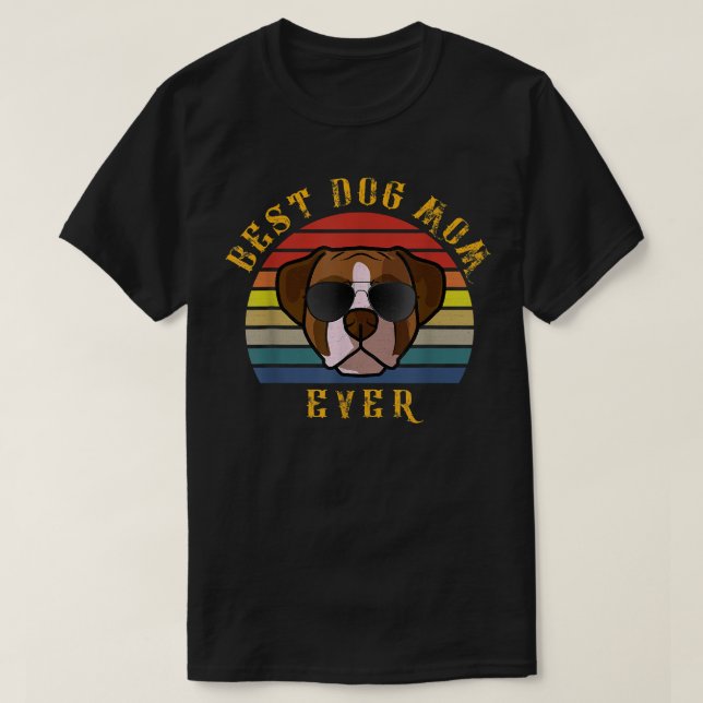 Camiseta Navidades de perros graciosos de la madre del perr (Diseño del anverso)