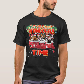 Camiseta Navidades de perros mimados Decoración Perro Perro