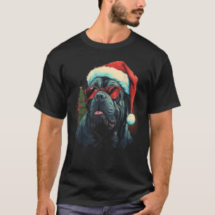 Camiseta Navidades de perros napolitanos mastiff