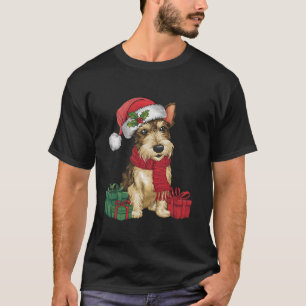 Camiseta Navidades de Perros Territoriales Irlandeses en Na