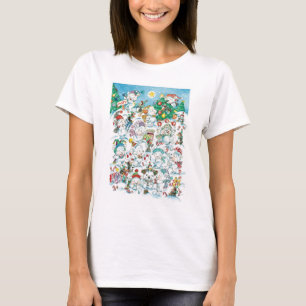Camiseta Navidades de Personalizado lindo Fiesta de oso pol