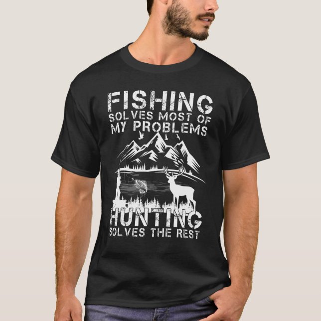 Camiseta Navidades De Pesca Y Caza Humor Hunter Guay G (Anverso)