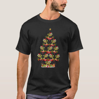 Camiseta Navidades de pescado de Navidad en Santa Strips
