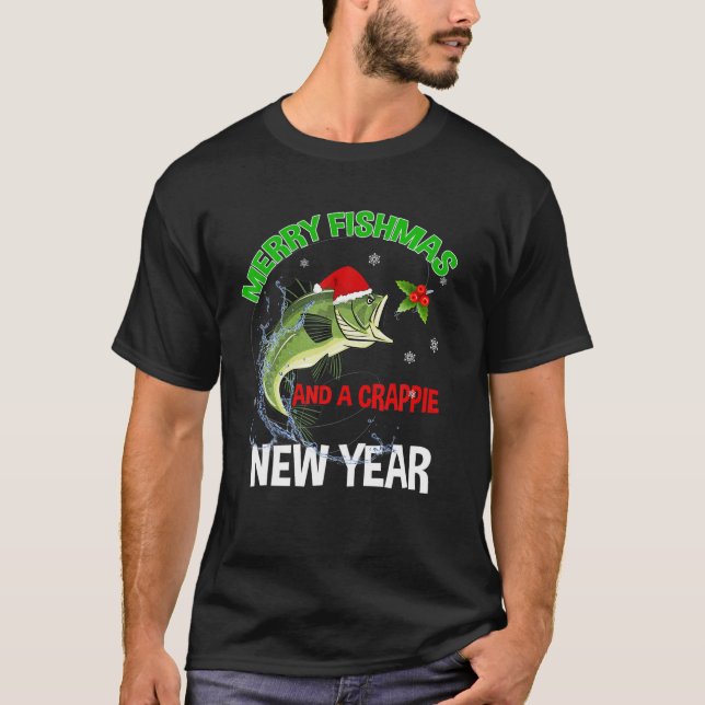 Camiseta Navidades de pescadores de ferry Fishmas (Anverso)