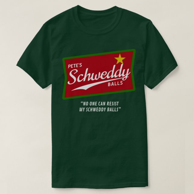 Camiseta Navidades de Petes Schweddy Balls (Diseño del anverso)