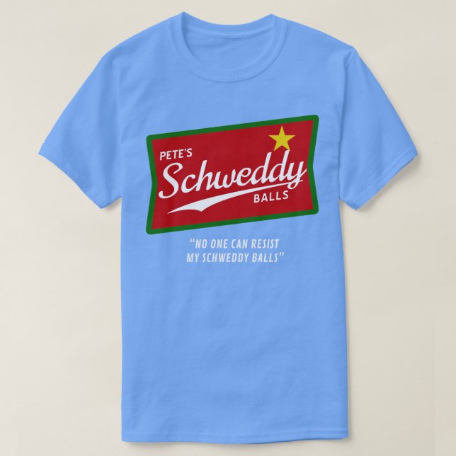 Camiseta Navidades de Petes Schweddy Balls (Diseño del anverso)