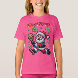 Camiseta Navidades de Pickleball Santa Claus