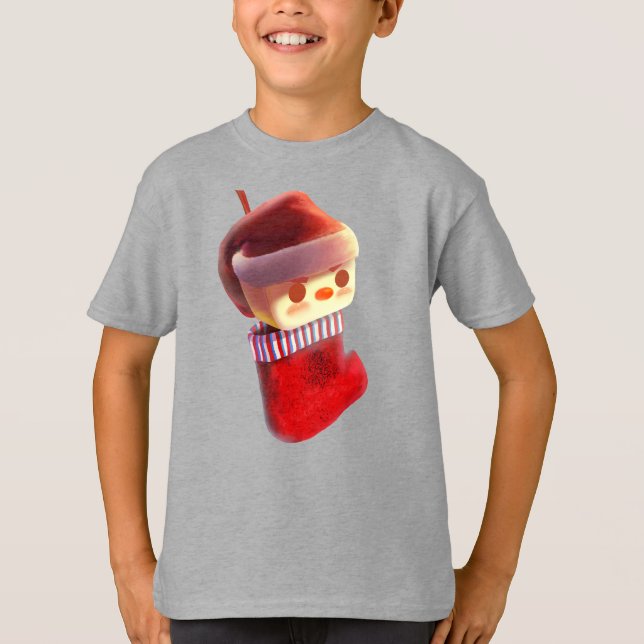 Camiseta Navidades de pie (Anverso)