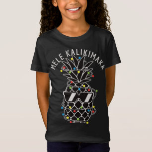 Camiseta Navidades de piña de Mele Kalikima iluminan Navida