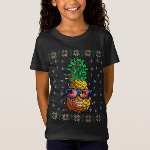 Camiseta Navidades de piña iluminan Hawaii Lover