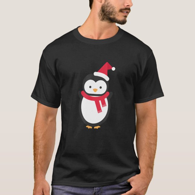 Camiseta Navidades de pingüino 1 (Anverso)