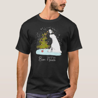 Camiseta Navidades de pingüino de oso polar