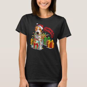 Camiseta Navidades de Pitbull Merry Pitmas Santa Claus