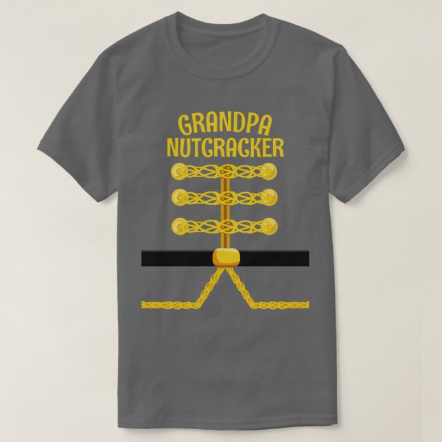 Camiseta NAVIDADES de PJ de la familia GRANDPA Nutcracker M (Diseño del anverso)