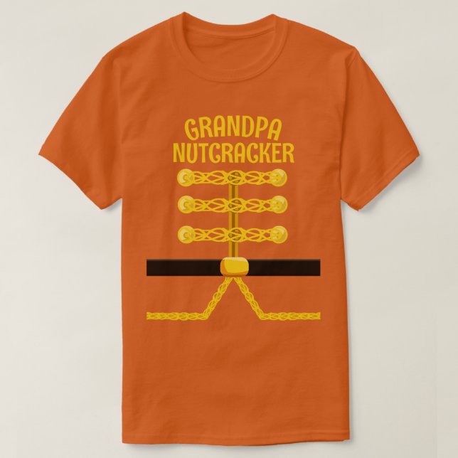 Camiseta NAVIDADES de PJ de la familia GRANDPA Nutcracker M (Diseño del anverso)