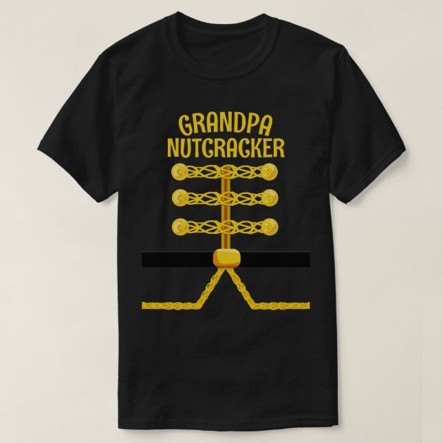 Camiseta NAVIDADES de PJ de la familia GRANDPA Nutcracker M (Diseño del anverso)