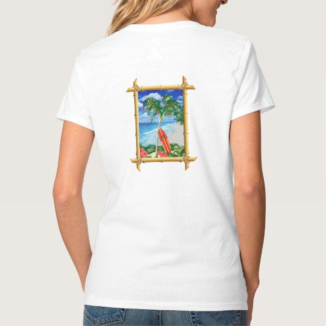 Camiseta Navidades de playa (Reverso)