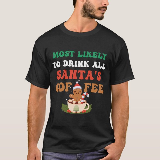 Camiseta Navidades de pollo acariciando Navidades feos de p (Anverso)
