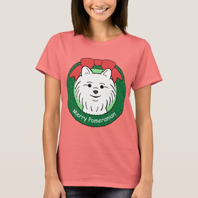 Camiseta Navidades de Pomerania (Anverso)