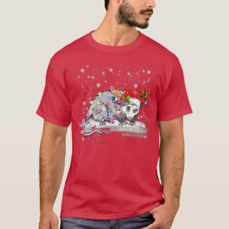 Camiseta Navidades de Possum iluminan el amor de Santa Rein