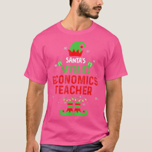 Camiseta Navidades de profesores de economía favoritos de P