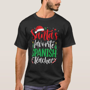 Camiseta Navidades de profesores de español favoritos de Sa